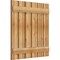 Ekena Millwork Spaced Board-n-Batten Shutters, Rough Sawn Western Red Cedar, 34 3/4W x 36H, PR RBS06S35X036RWR - alternate 2
